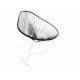 Black Acapulco rocking chair