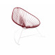 Bordeaux Red Acapulco rocking chair