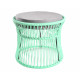 Ottoman White Green Acapulco chair