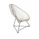 Fauteuil Acapulco Structure noire Fauteuil Acapulco Structure noire