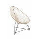 Fauteuil Acapulco Structure noire Fauteuil Acapulco Structure noire