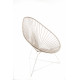 Fauteuil Acapulco Structure noire Fauteuil Acapulco Structure noire