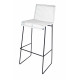 White bar stool White bar stool
