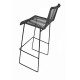 Black high chair Black high chair