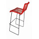 Taburete alto Rojo