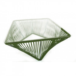 Detail red outdoor Table