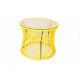 Yellow side table