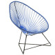 Fauteuil Acapulco Structure noire Fauteuil Acapulco Structure noire