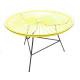 Yellow coffee table
