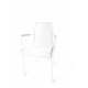 White Dining armrest chair White Dining armrest chair