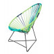 Fauteuil Acapulco Structure noire Fauteuil Acapulco Structure noire