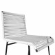  Assise chaise haute de cuisine Blanc 