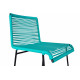 Turquoise kitchen chair detail