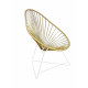 Fauteuil Acapulco Structure noire Fauteuil Acapulco Structure noire