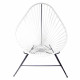 fauteuil à bascule Acapulco Blanc   fauteuil à bascule Acapulco Blanc