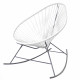 White Acapulco rocking chair