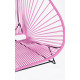 détail Fauteuil Acapulco 2 places Rose 