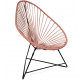 Fauteuil Acapulco Structure noire Fauteuil Acapulco Structure noire