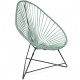 Fauteuil Acapulco Structure noire Fauteuil Acapulco Structure noire
