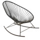 Black Acapulco rocking chair