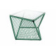 Table d'appoint carrée Tico Vert sauge  Table d'appoint carrée Tico Vert sauge