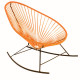 orange Acapulco rocking chair
