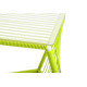 Table d'appoint carrée Vert anis et structure blanche  Table d'appoint carrée Vert anis et structure blanche