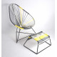 Fauteuil Acapulco Structure noire Fauteuil Acapulco Structure noire
