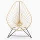 Fauteuil Acapulco Structure noire Fauteuil Acapulco Structure noire