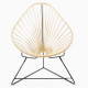 Fauteuil Acapulco Structure noire Fauteuil Acapulco Structure noire