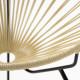 Fauteuil Acapulco Structure noire Fauteuil Acapulco Structure noire