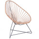 Fauteuil Acapulco Structure noire Fauteuil Acapulco Structure noire