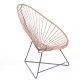 Fauteuil Acapulco Structure noire Fauteuil Acapulco Structure noire