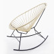 White Acapulco rocking chair