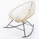 White Acapulco rocking chair