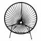  fauteuil Huatulco Structure noire