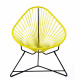 Fauteuil Acapulco Structure noire Fauteuil Acapulco Structure noire