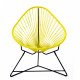 Fauteuil Acapulco Structure noire Fauteuil Acapulco Structure noire