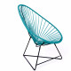 Fauteuil Acapulco Structure noire Fauteuil Acapulco Structure noire