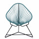 Fauteuil Acapulco Structure noire Fauteuil Acapulco Structure noire
