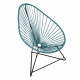 Fauteuil Acapulco Structure noire Fauteuil Acapulco Structure noire