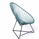Fauteuil Acapulco Structure noire Fauteuil Acapulco Structure noire