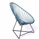 Fauteuil Acapulco Structure noire Fauteuil Acapulco Structure noire