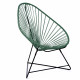 Fauteuil Acapulco Structure noire Fauteuil Acapulco Structure noire