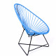 Fauteuil Acapulco Structure noire Fauteuil Acapulco Structure noire