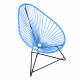Fauteuil Acapulco Structure noire Fauteuil Acapulco Structure noire