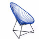 Fauteuil Acapulco Structure noire Fauteuil Acapulco Structure noire