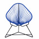 Fauteuil Acapulco Structure noire Fauteuil Acapulco Structure noire