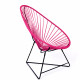 Fauteuil Acapulco Structure noire Fauteuil Acapulco Structure noire
