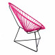 Fauteuil Acapulco Structure noire Fauteuil Acapulco Structure noire